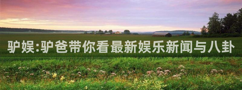 彩神vii官方：驴娱:驴爸带你看最新娱乐新闻与八卦